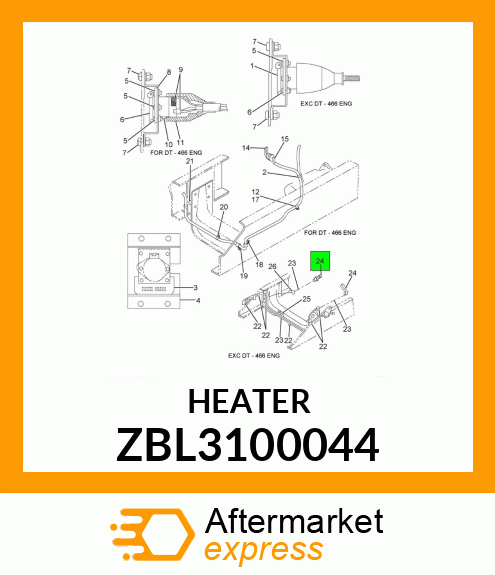 HEATER_3PC ZBL3100044