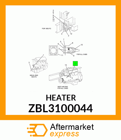 HEATER_3PC ZBL3100044