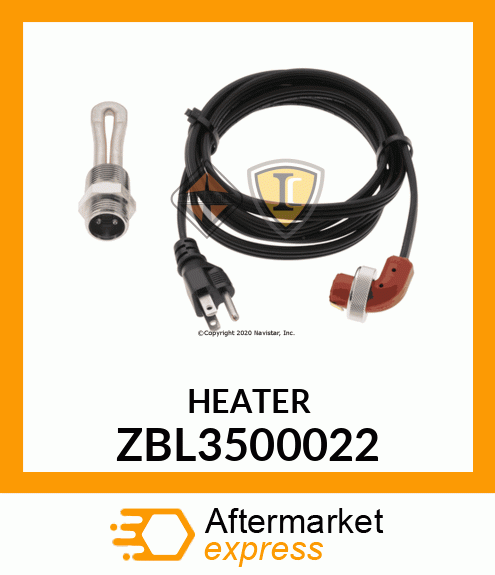 HEATER_2PC ZBL3500022