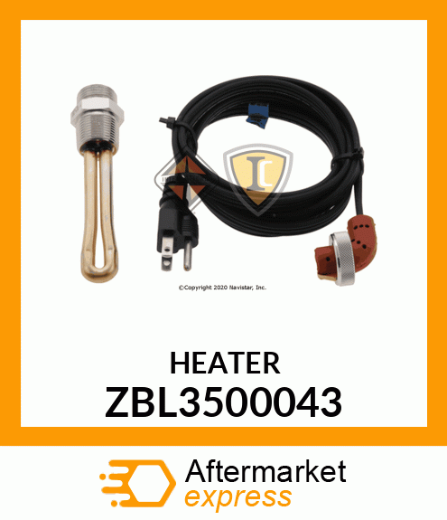 HEATER2PC ZBL3500043