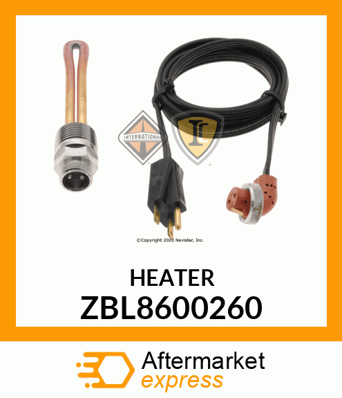 HEATER ZBL8600260