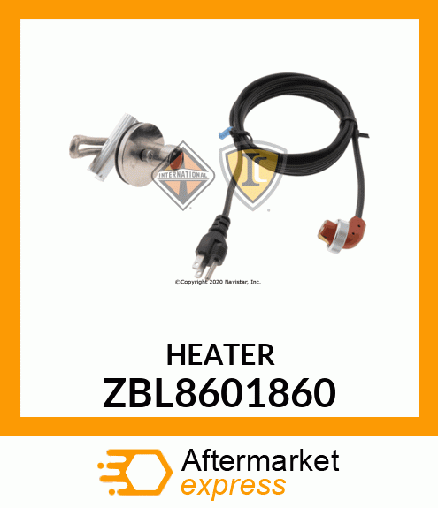 HEATER2PC ZBL8601860