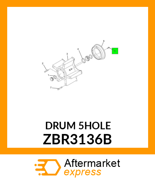 DRUM5HOLE ZBR3136B