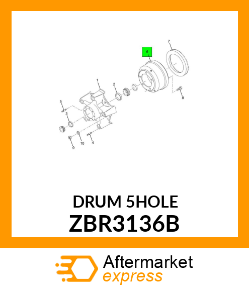 DRUM5HOLE ZBR3136B