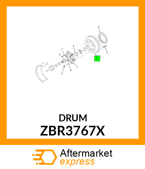 DRUM ZBR3767X
