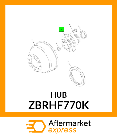 HUB ZBRHF770K