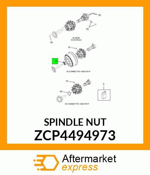 SPINDLENUT ZCP4494973