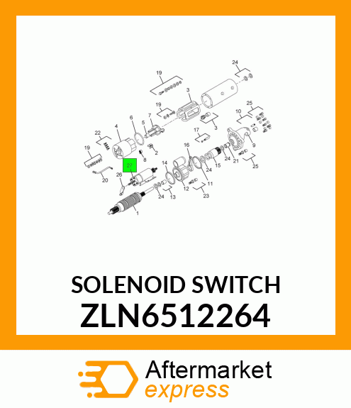 SWITCH,SOLENOID SWITCH ZLN6512264