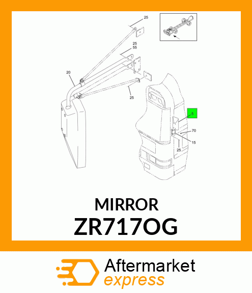 MIRROR ZR717OG