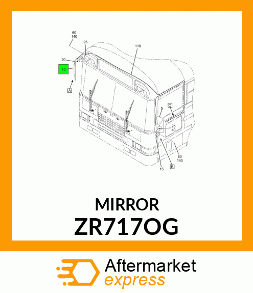 MIRROR ZR717OG