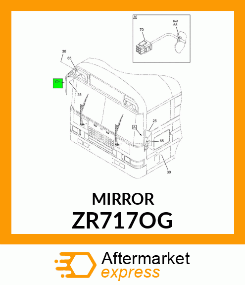 MIRROR ZR717OG