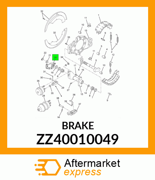 BRAKE ZZ40010049