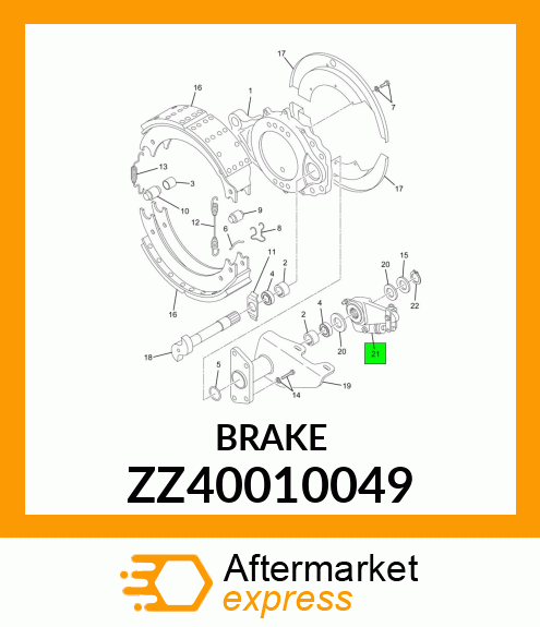 BRAKE ZZ40010049