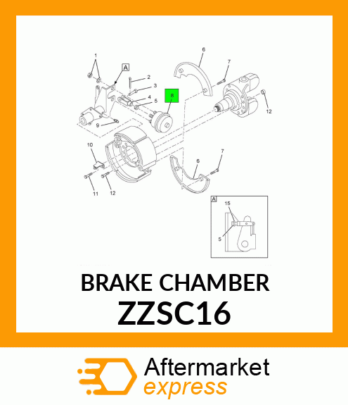 BRAKECHAMBER ZZSC16