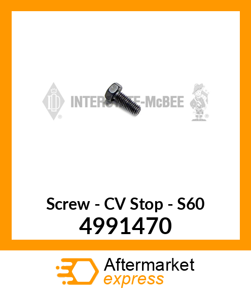 Screw - CV Stop - S60 4991470