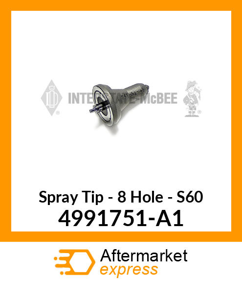 Spray Tip - 8 Hole - S60 4991751-A1