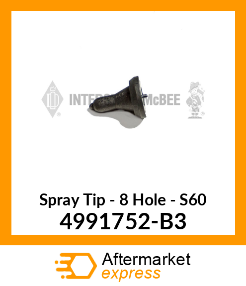 Spare part 4991752-B3 + Spray Tip - 8 Hole - S60