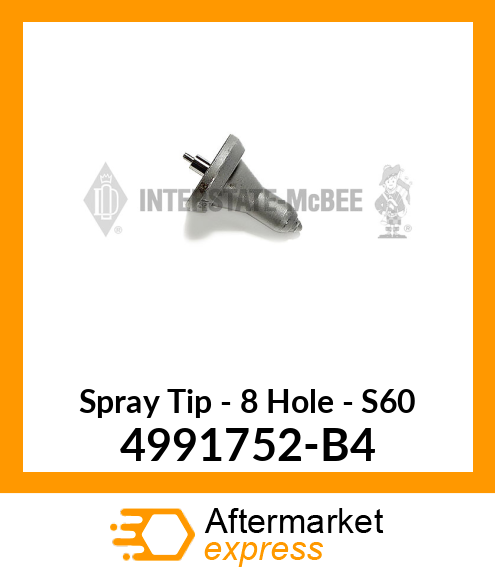 Spare part 4991752-B4 + Spray Tip - 8 Hole - S60