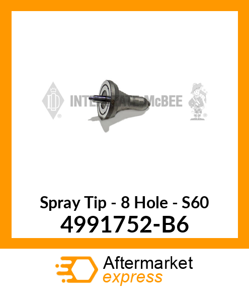 Spare part 4991752-B6 + Spray Tip - 8 Hole - S60