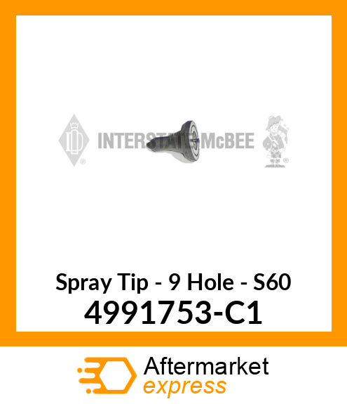 Spray Tip - 9 Hole - S60 4991753-C1