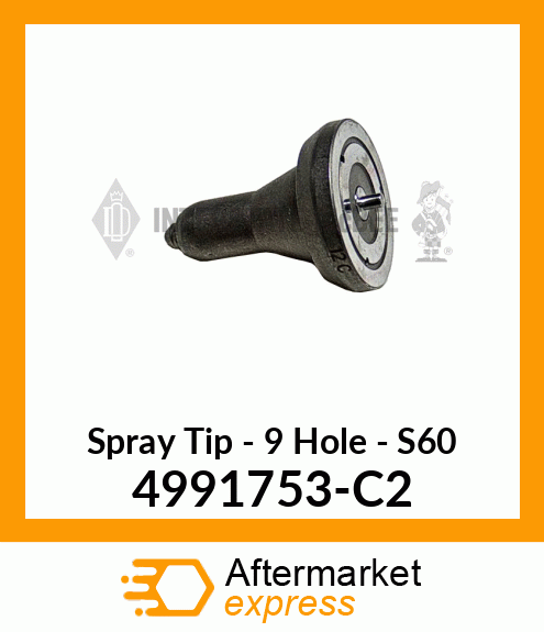 Spare part 4991753-C2 + Spray Tip - 9 Hole - S60