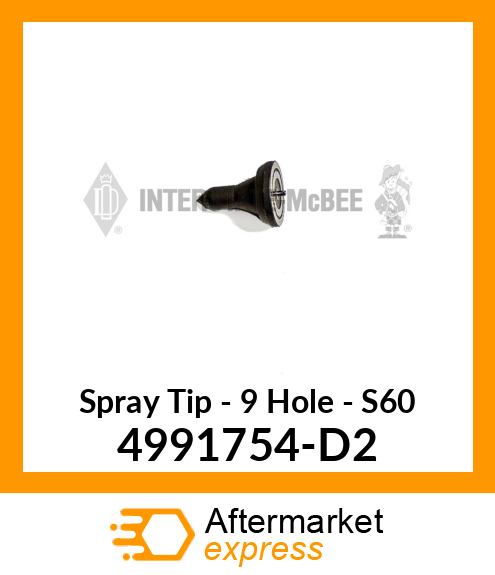 Spray Tip - 9 Hole - S60 4991754-D2