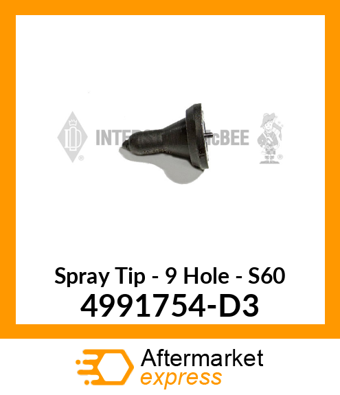 Spare part 4991754-D3 + Spray Tip - 9 Hole - S60