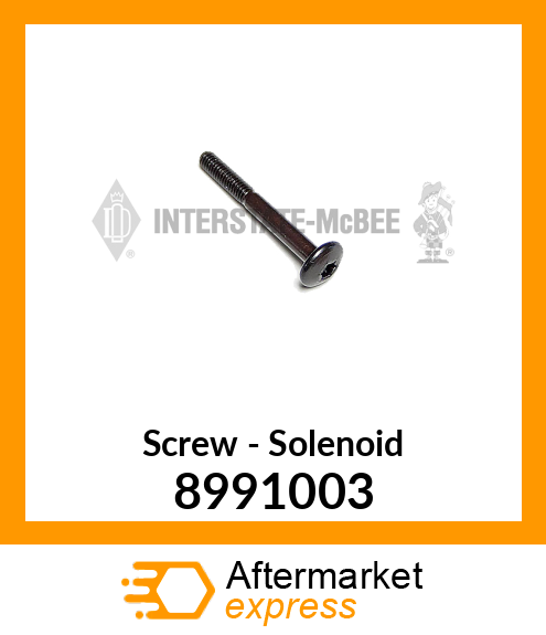 Screw - Solenoid 8991003