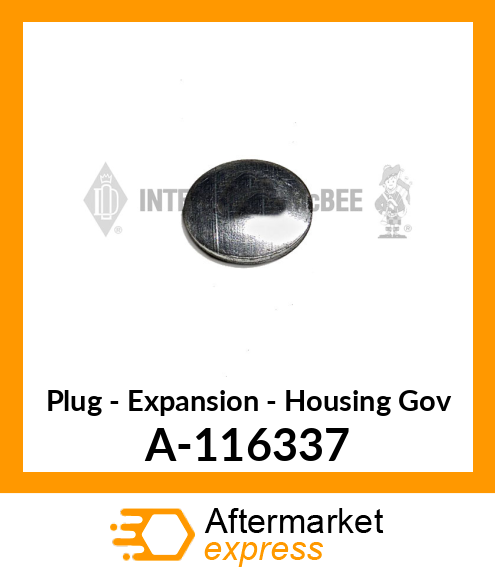 Spare part A-116337 + Plug - Expansion Housing Gov