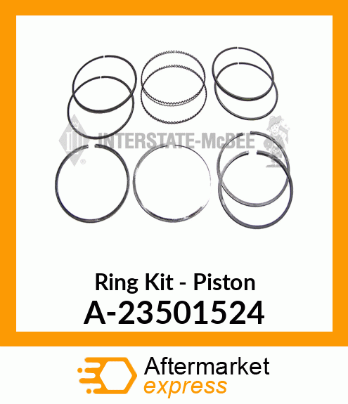 Spare part A-23501524 + Ring Set - Piston