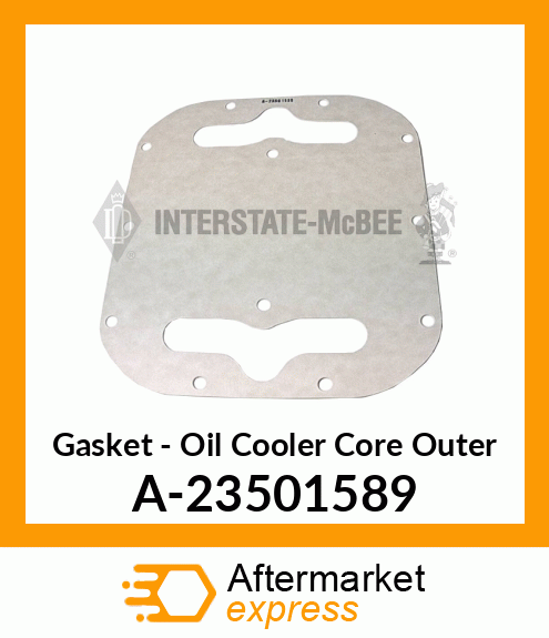 Spare part A-23501589 + Gasket - Oil Cooler Core Outer