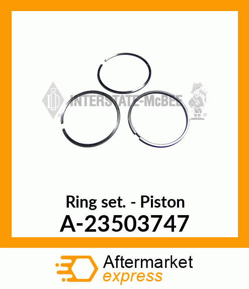 Ring Set - Piston A-23503747