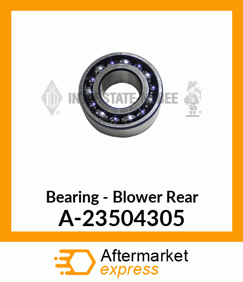 Spare part A-23504305 + Bearing - Blower Rear