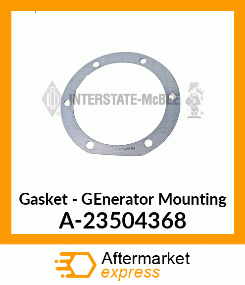 Spare part A-23504368 + Gasket - GEnerator Mounting