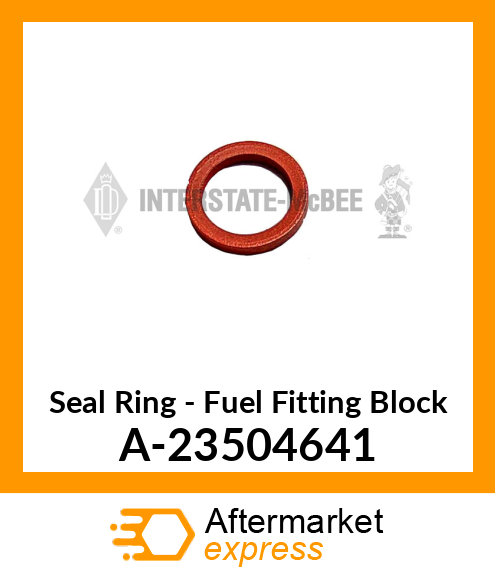 Spare part A-23504641 + Seal Ring - Fuel Fitting Block