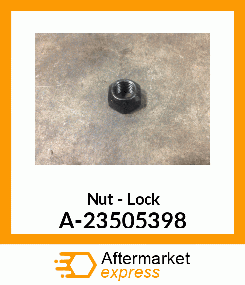 Spare part A-23505398 + Nut - Lock