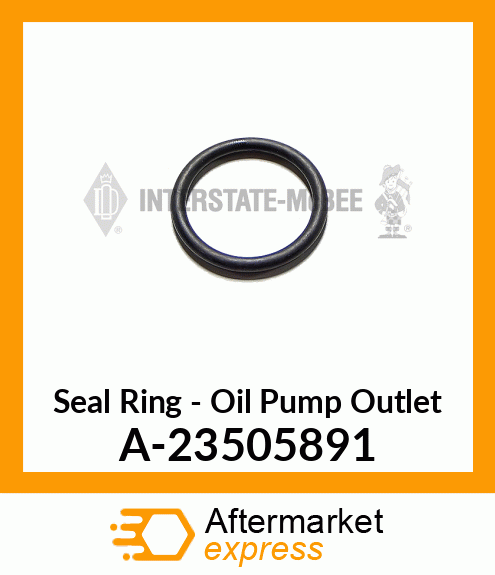 Seal Ring - Oil Pump Outlet A-23505891