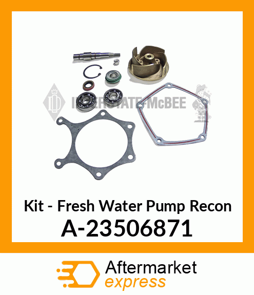 Spare part A-23506871 + Kit - Fresh Water Pump Recon