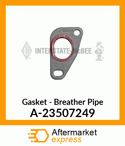 Spare part A-23507249 + Gasket - Breather Pipe