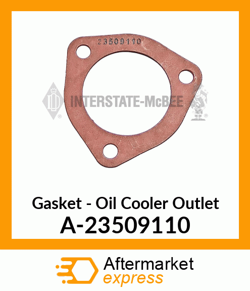 Spare part A-23509110 + Gasket - Oil Cooler Outlet