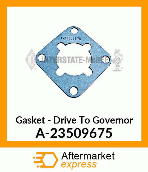 Spare part A-23509675 + Gasket - Drive To Governor