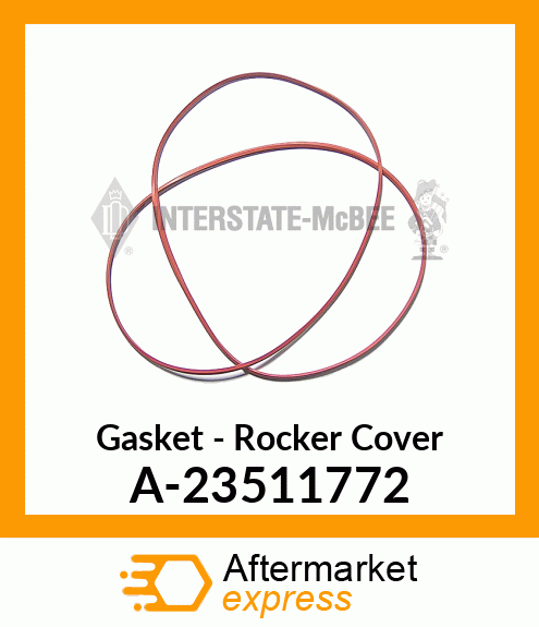 Spare part A-23511772 + Gasket - Rocker Cover