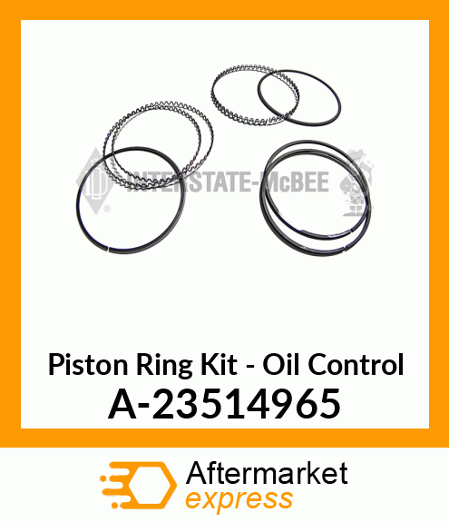 Ring Set - Piston - Oil Contrl A-23514965