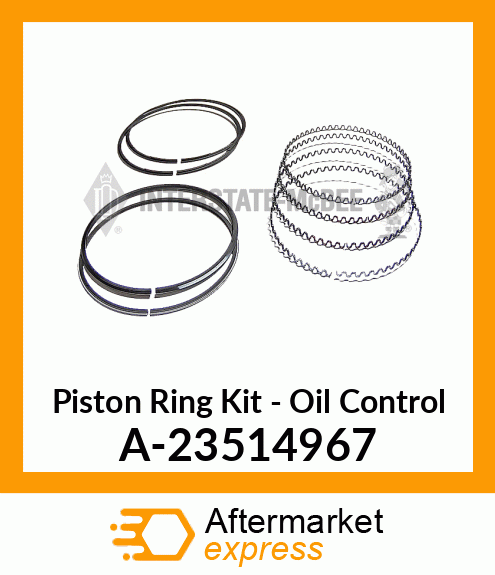 Spare part A-23514967 + Ring Set - Piston - Oil Contrl