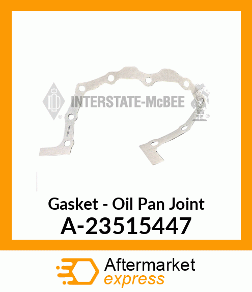 Spare part A-23515447 + Gasket - Oil Pan Joint