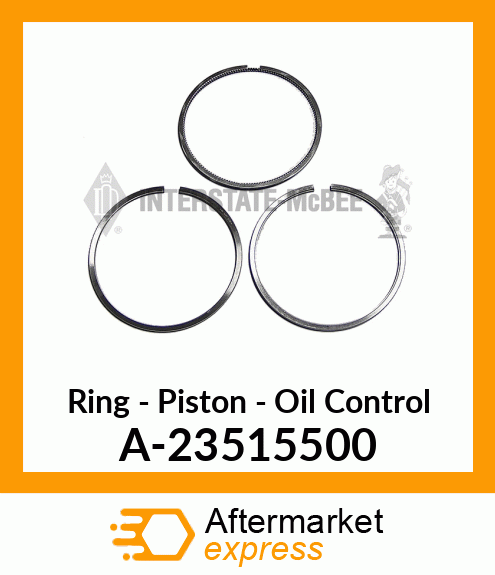 Ring - Piston - Oil Control A-23515500