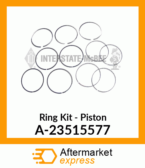 Ring Set - Piston A-23515577