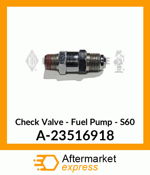 Check Valve - Fuel Pump - S60 A-23516918