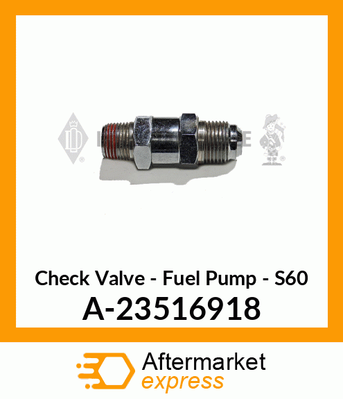 Spare part A-23516918 + Check Valve - Fuel Pump - S60