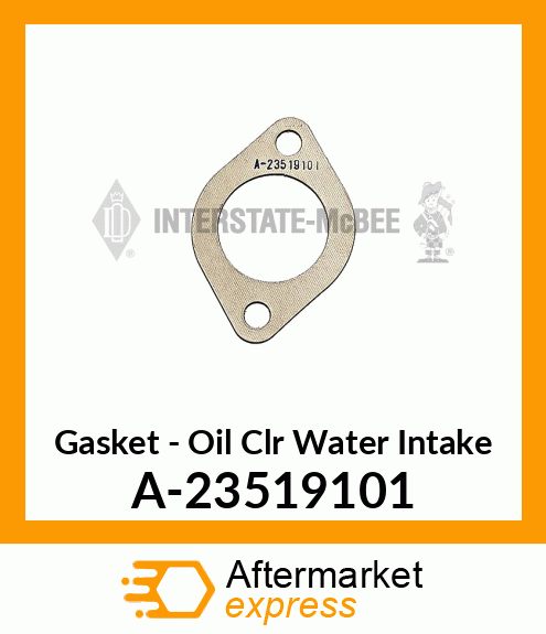 Spare part A-23519101 + Gasket - Oil Cooler Water Inlt